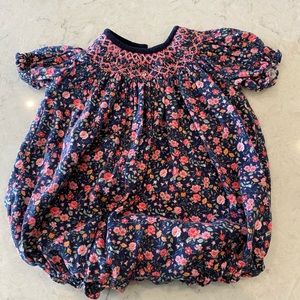 LULI & ME FLORAL ROMPER! So easy and comfortable for your little one.